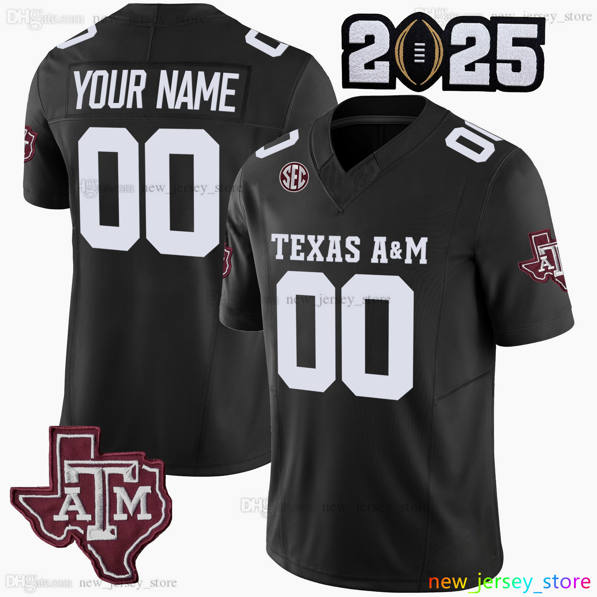 2025 Custom S6XL Football Jersey 10 Marcel Reed 1 Mario Craver 21 Taurean York 4 Rueben Owens II 8 LeVeon Moss 5 Amari Daniels 6 Cyrus Allen Stitched 