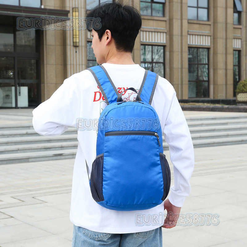Outdoor Hiking Bag Outdoor Foldable Skin Bag Portable Backpack Travel Backpack Ultrathin Sports Backpack H250906