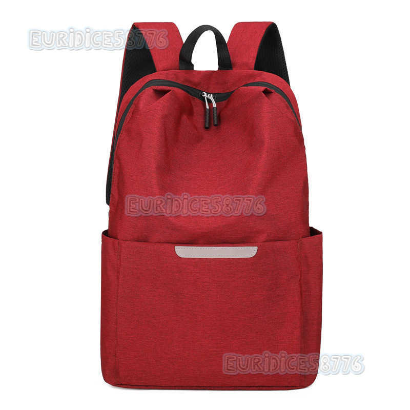 2022 New Reflective Backpack Lightweight Student Bag Large Capacity Mens and Womens Outdoor Backpack Printable H250906