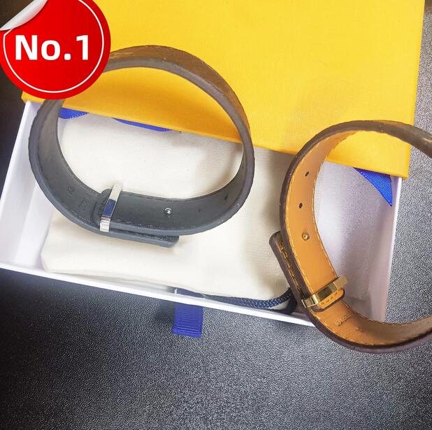 Leather bracelet designer slim bracelet wristband old flower senior charm letters charm bangle vintage plated gold jewelry bracelets good quality xb116