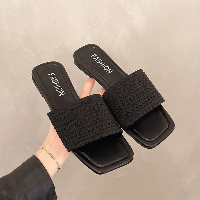 new slides designer Slippers womans sandals black Platform Peep Toe shoes Indoor home outdoor women
