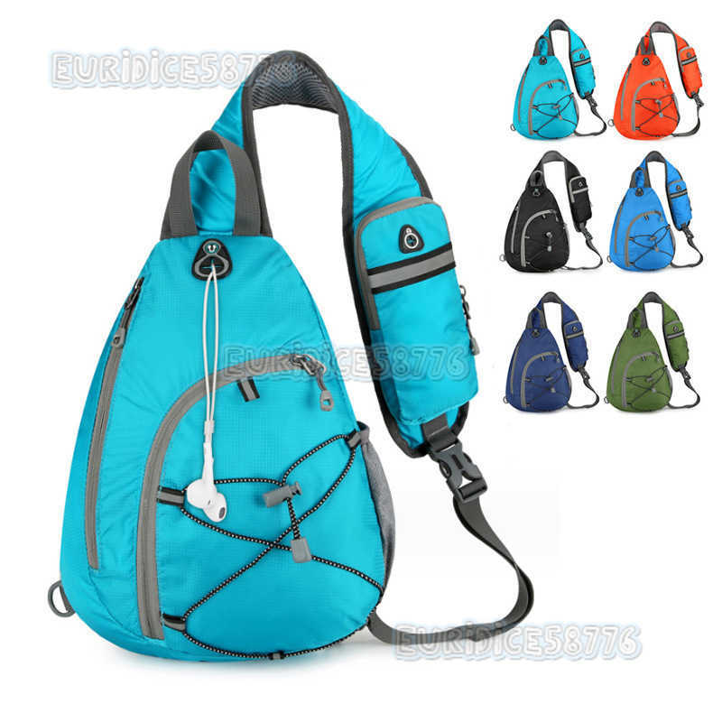 Large Capacity Hiking Bag Portable Hiking Leisure Crossbody Chest Bag Single Shoulder Backpack Sports Waist Bag H250906