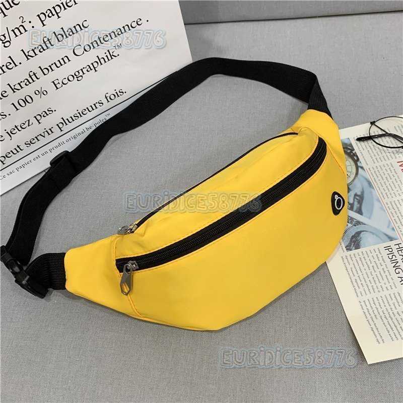 Fashion Sports Outdoor Waist Bag Unisex Solid Color Multifunctional Large Capacity Chest Bag Multifunctional Phone Coin Purse H250906