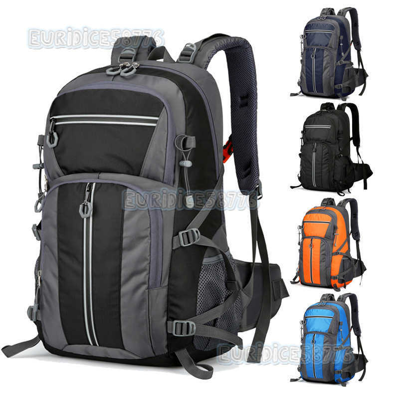 Mountaineering Bag Waterproof Outdoor Backpack Travel Large Capacity Backpack Multifunctional Reflective Hiking Bag H250906