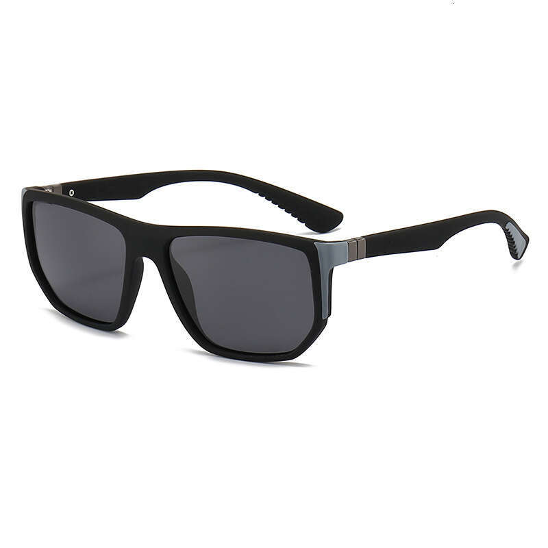New Polarized Square Frame Fashion Trend Casual Unisex Sunglasses 98371 12e