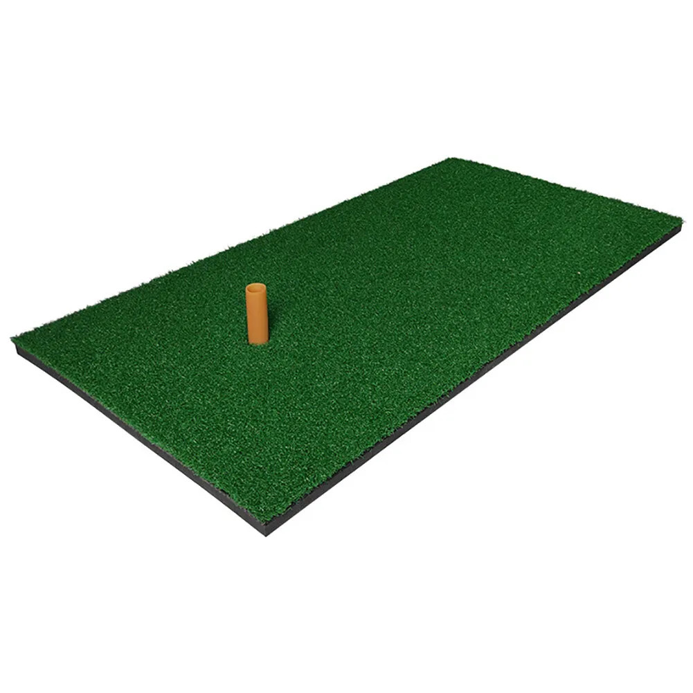 Golf Practice Pad 51X21cm Artificial Lawn Rubber Durable Cage Grass Swing Hitting Portable Training Mat 250906