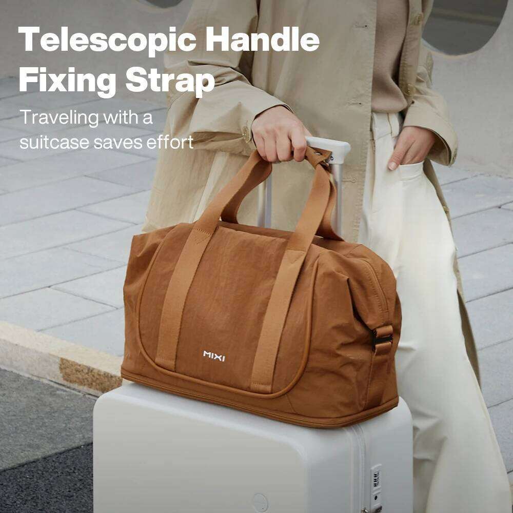 Mixi Travel Bags Women Large Size Capacity Sports Fiess Storage Foldable Duffle Suit For Shoulder Bag Handbag M3020