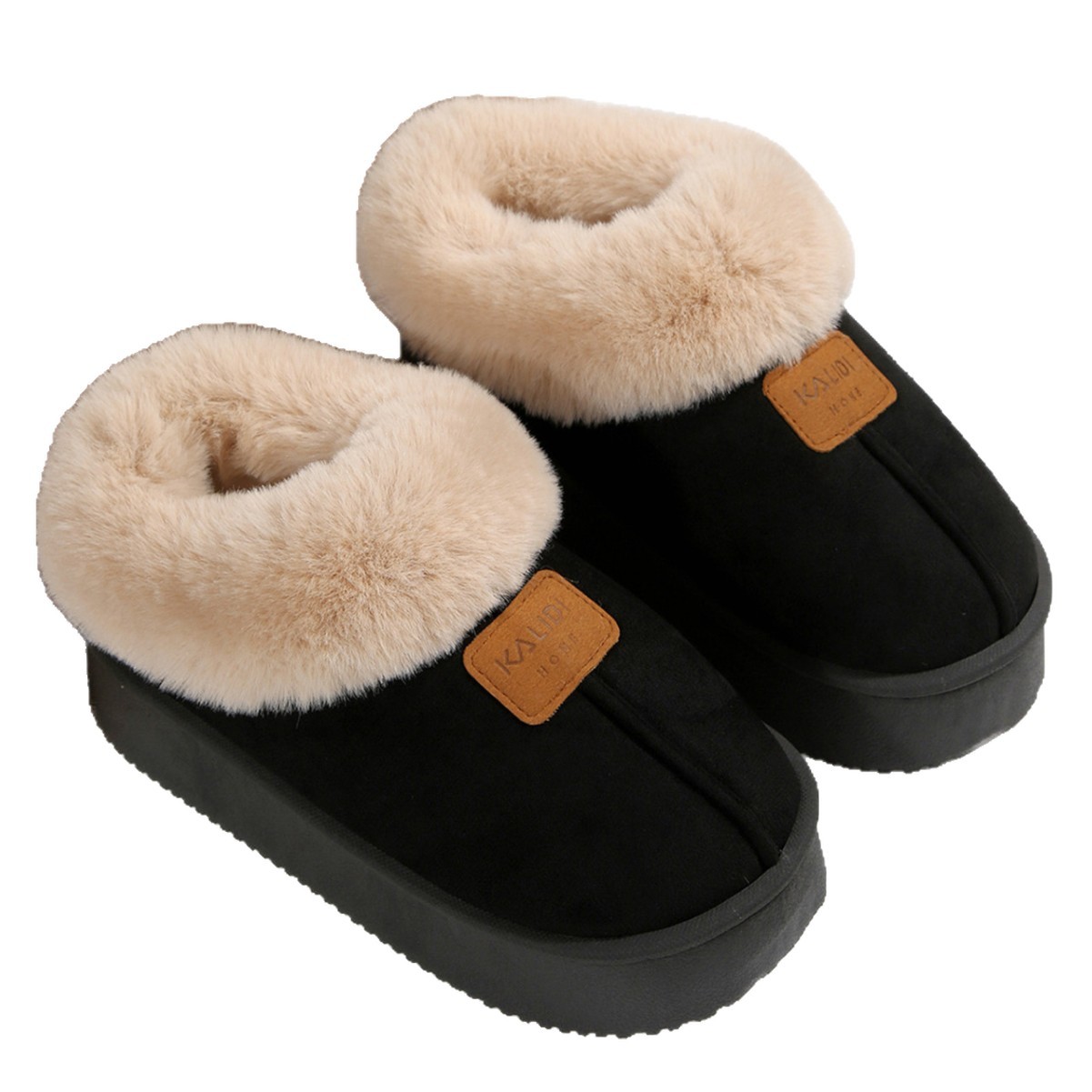 Free shipping Designer Boots Snow boots cotton shoes are fashionable warm for autumn winter with thickened fleece height increasing for couples black