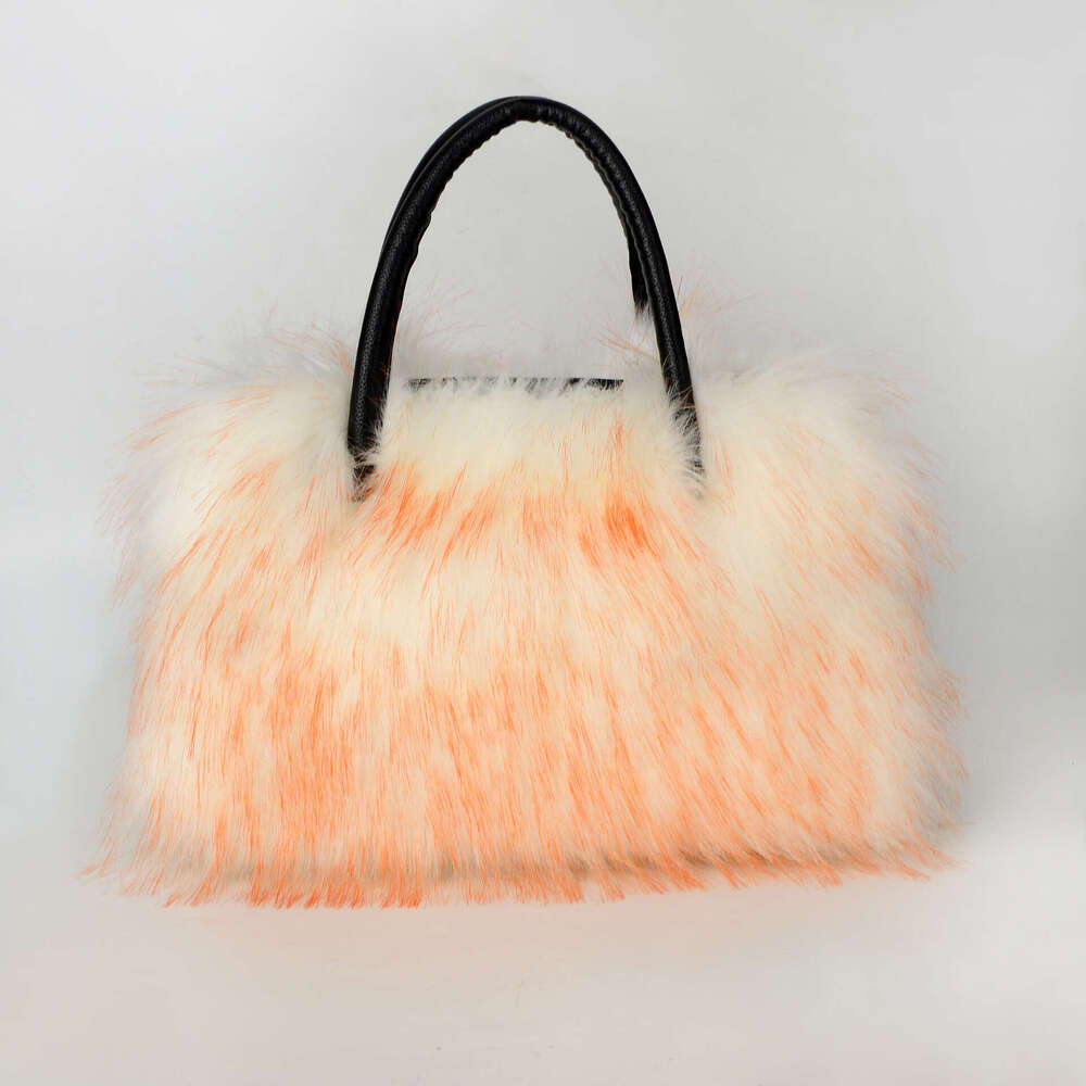 Imitation Raccoon Women's Shoulder Trendy Fashion Versatile Fur Bag