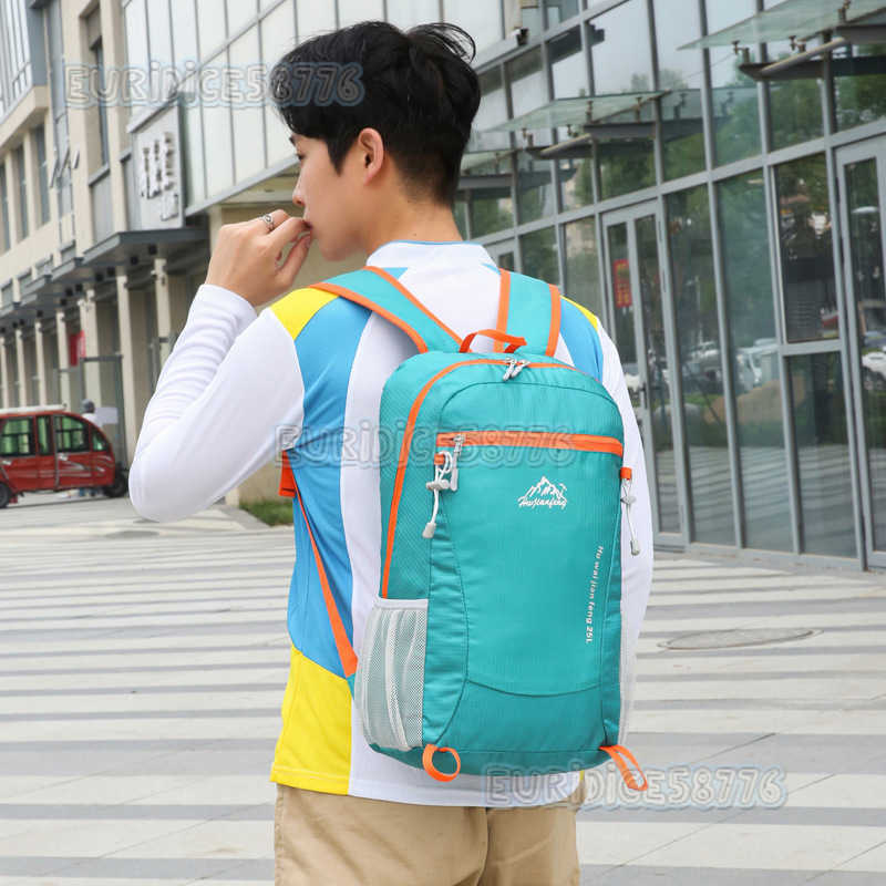 Ultralight Casual Backpack Outdoor Travel Bag Sports Backpack Mens Lightweight Hiking Bag Commuting Foldable Bag School Bag H250906
