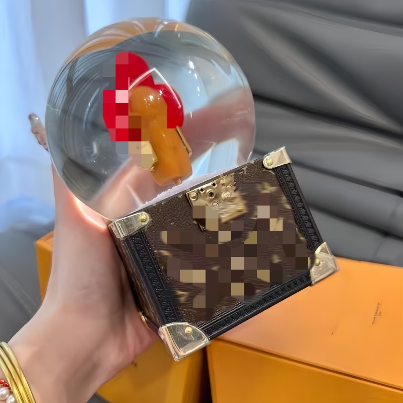 Christmas Gift Festive & Party Supplies Rotate sunflower Ornaments music Crystal Ball Send a girl Birthday Gift