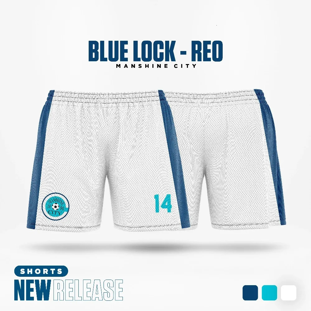 Blue Lock Jersey Manshine City Nagi Anime Men Beach Shorts 3D Print Summer 2025 Women Short Pants Outdoor Sports Kids Bottom 250906
