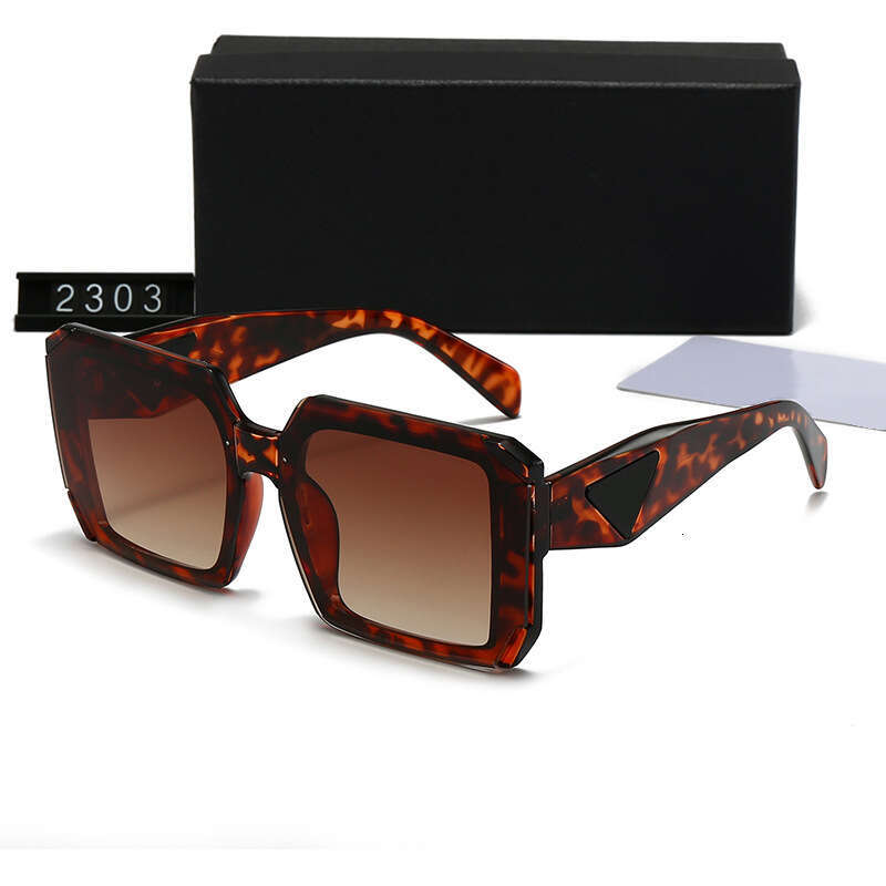 New Men's and Women's Trendy Fashion Square Frame Triangle Sunshade Glasses Personality Sunscreen Sunglasses 2303 9ac