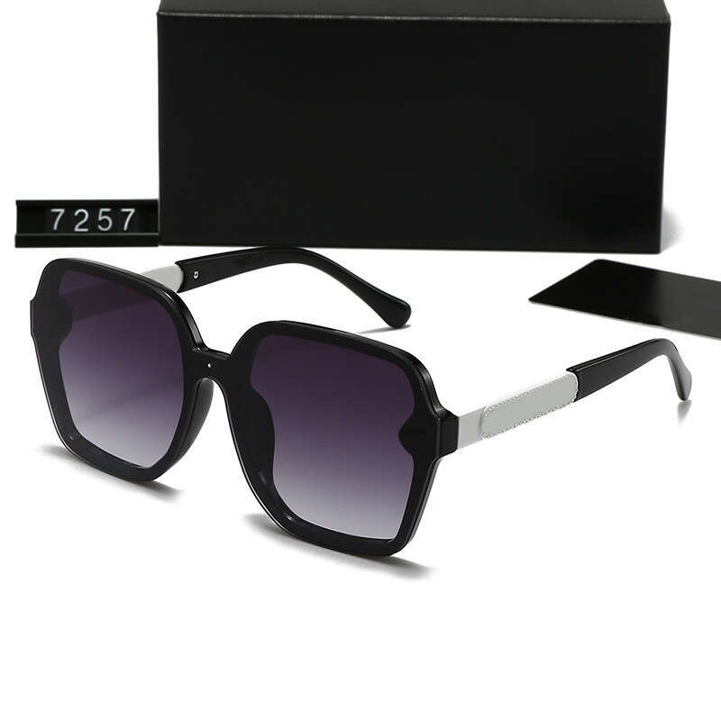 New Large Frame Fashion UV Protection Face Slimming High-end Feel Women Sunglasses 7257 866