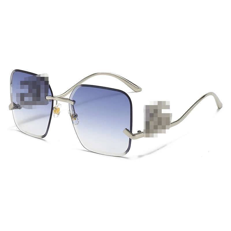 Metal Frameless Edge Sunglasses Letter D Versatile Trendy G Brand Unisex Glasses 8979 c7b