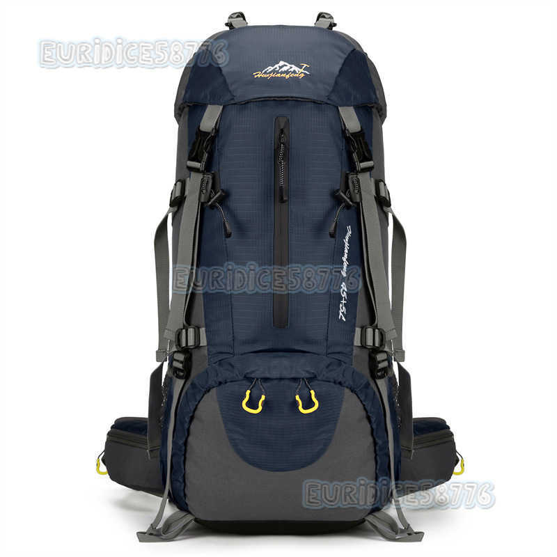 Largecapacity Mountaineering Bag Waterrepellent Wearresistant Outdoor Bag Breathable Multifunctional Sports Bag Hiking Backpack H250906