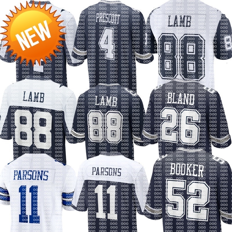 George Pickens Tyler Booker Emmitt Smith CeeDee Lamb Rico Dowdle Micah Parsons Trevon Diggs DaRon Bland Clark DeMarvion Overshown Football NFL Cowboys Jersey