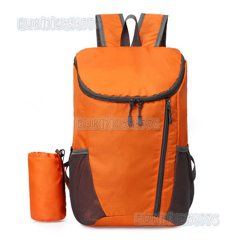 Folding Bag Super Light Carrying Bag Traveling Bag Outdoor Sports Water Repellent Single Backpack H250906
