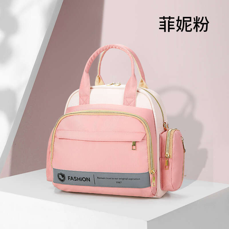 Fashion Handheld Mommy High-End Feel Mother and Baby Single Shoulder Crossbody Multifunctional Mom Outing Maternity Bag