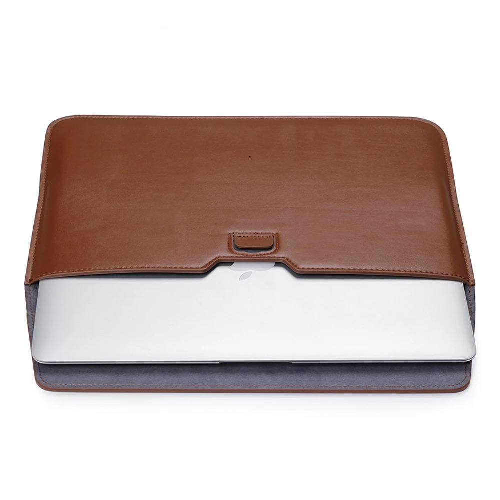 PU Leather Sleeve Protector Bag Case For Air Pro Retina 11 12 13 15 Laptop Notebook Cover For Mac book 133 inch 250905