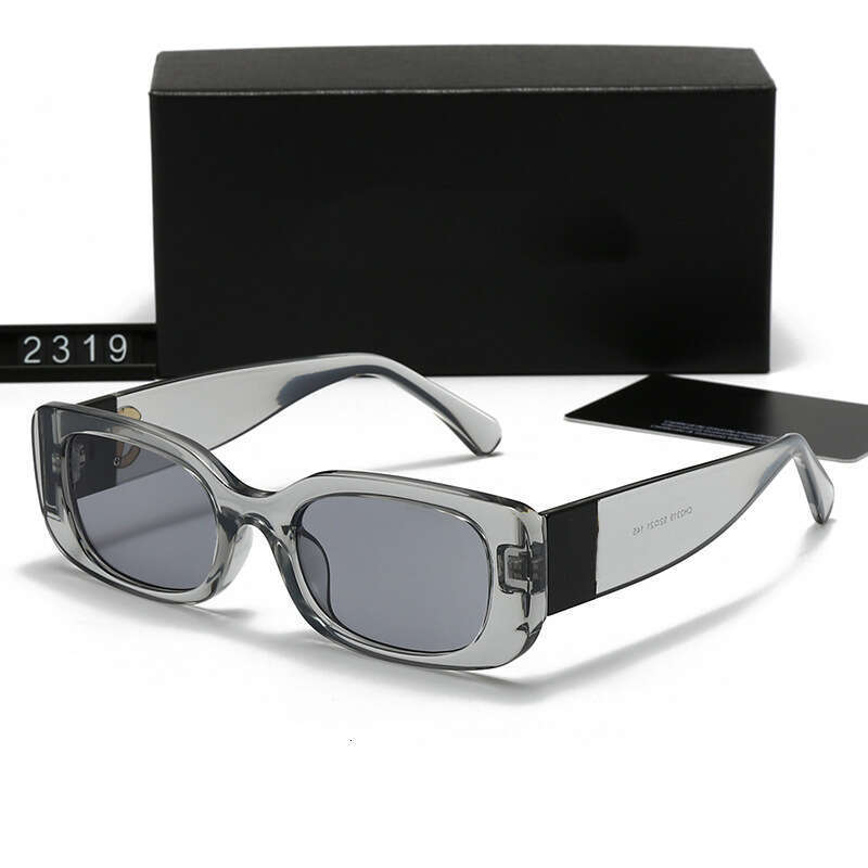 New Women's Same Style Fashion Black and White Color Block Bare Face Artifact Sunglasses UV Protection 2319 451