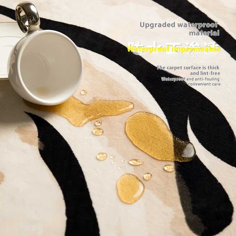 Luxurious VIKAMA Imitation Cashmere Carpet with Flower Pattern for Home Decoration Guest Room Bathroom Bedroom Floor Mats Y251105