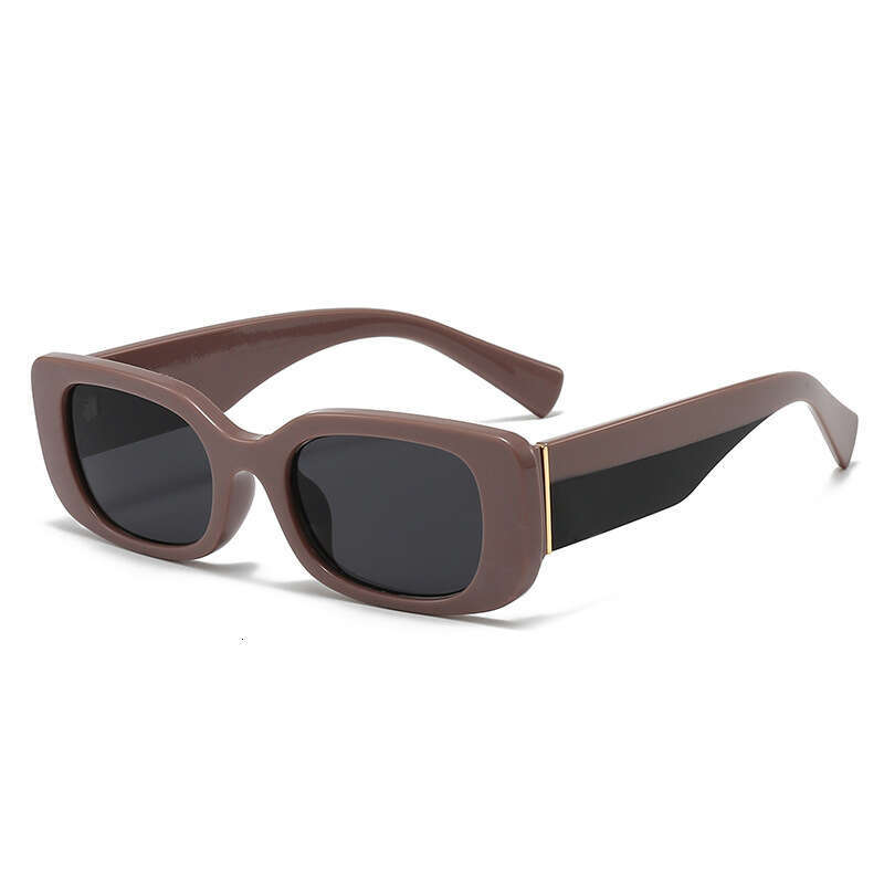 New Square Frame Fashion Women's Sunglasses Trendy Casual Leisure Outdoor Travel Glasses 08Y 6e1