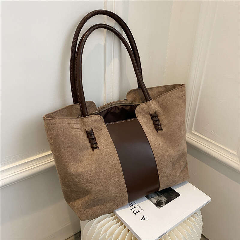 2022 New Autumn Fashion Textured Tote Women, Large Capacity Shoulder Bag for Work and Commuting