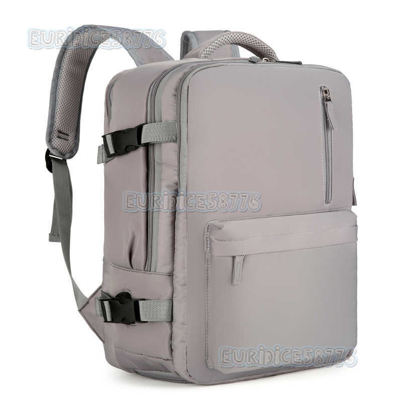 Womens Double Shoulder Laptop Bag Large Capacity Expandable Backpack Business Travel Bag Double Shoulder Bag Student Laptop School Bag H250906