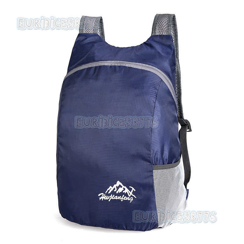 Backpack Foldable Travel Outdoor Bag Sports Student Large Capacity Men and Women Ultralight Portable Waterproof Schoolbag H250906