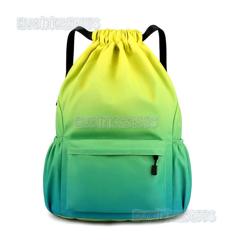 Waterproof Hiking Travel Bag Large Capacity Sports Gym Bag Outdoor Travel Bag Drawstring Pocket Drawstring Backpack H250906