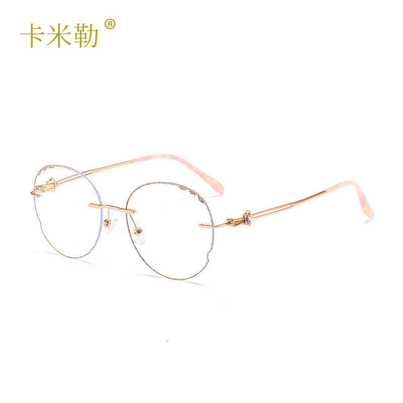 New Anti-Blue Light Trendy Flat Glasses for Women Oval Face Frame Fashion Sunglasses 810 8a8