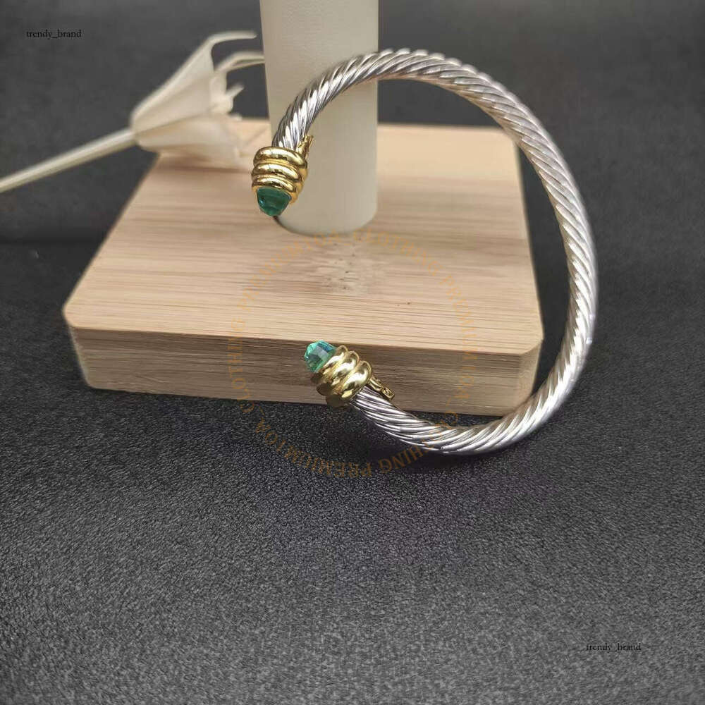 David Yurmin Bracelet Bangle Charm Bracelets Designer Yurmanly Jewelry Precision Edition Full Dia Rectangular Bracelet With Advanced Jewelry d6a