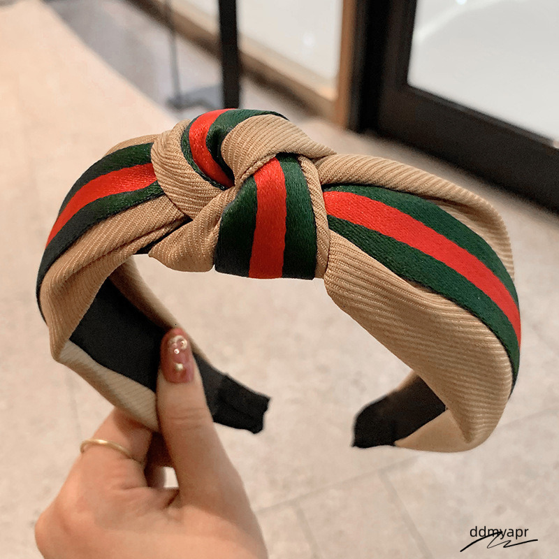 Cute Women Elegant Headband Knot Simple Fashion Multi-Color Head Hoop Girl Vocation ddmyearth 250711 ddmyearth