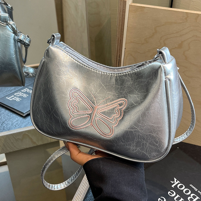 Women's Shoulder Bag Trend Long Stick Bag Niche Women's Crossbody Bag Butterfly Rock Pattern Autumn New design Designer Bag Handbag