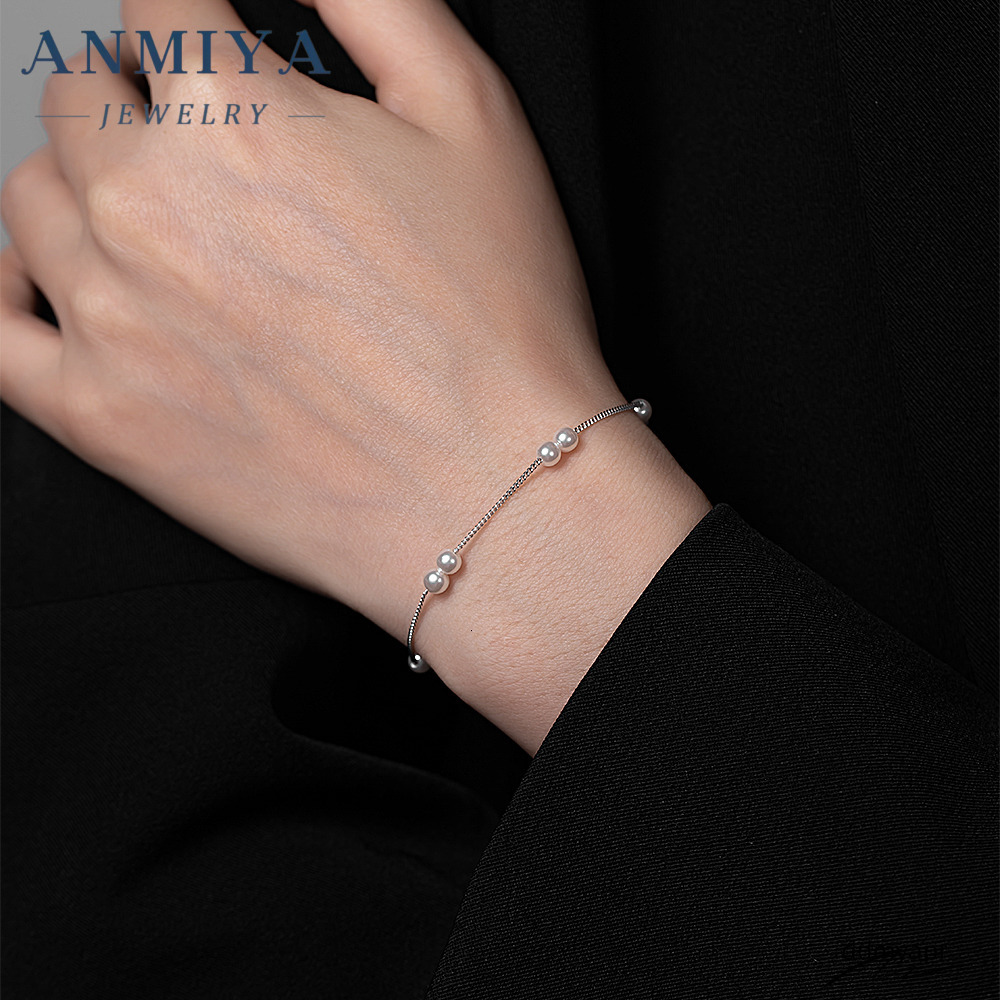 Handmade Sier Jewelry Pearl Bracelet For Wedding Accessories With 6Mm Pearls And Sterling Ddmydec Clasp Ddmydec Ddmydec