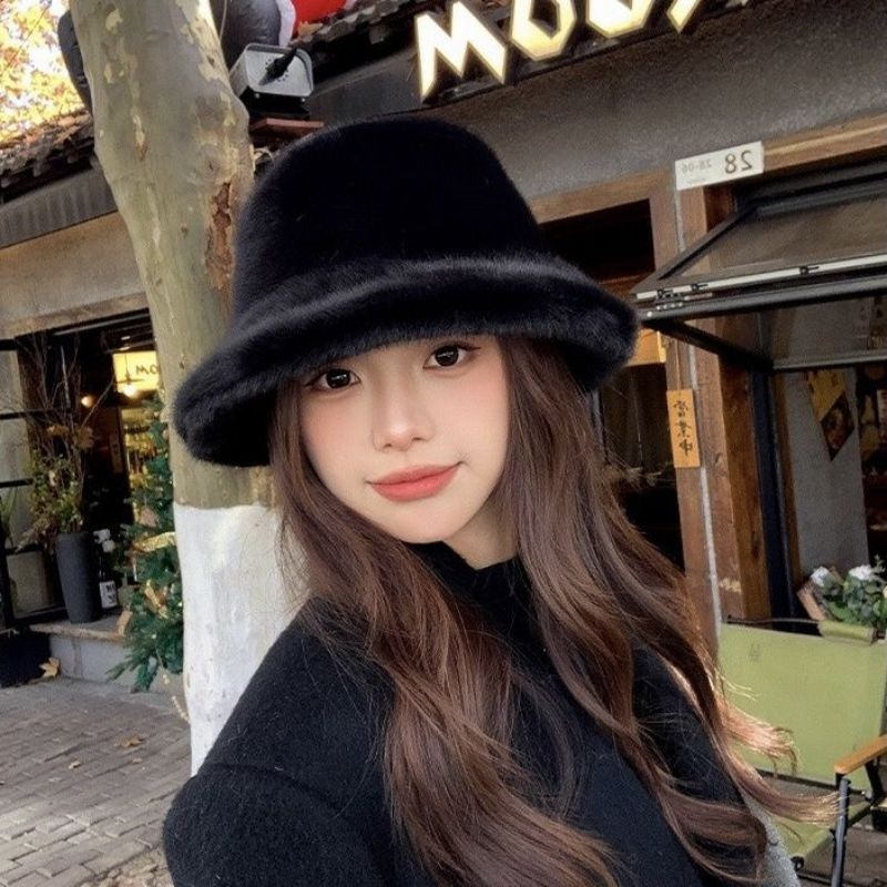 Free shipping new classic leopard print fisherman hat womens winter fashion versatile thick fur warm women hat
