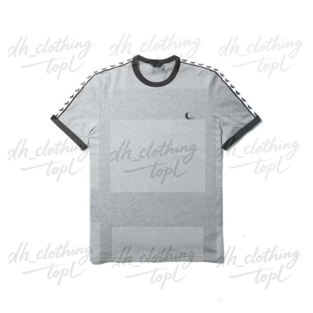 Designer Luxury Men's Shirt Summer Lapel Embroidery Short Sleeve fredy perry 100%Cotton T-Shirt Business Casual Trend Menswear 5d1