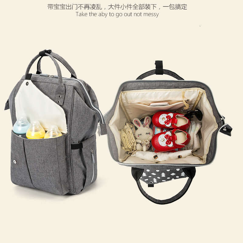 Fashion Trend Printed Large Capacity Maternity Storage Outdoor Handbag Travel Bag Diaper Mommy Backpack