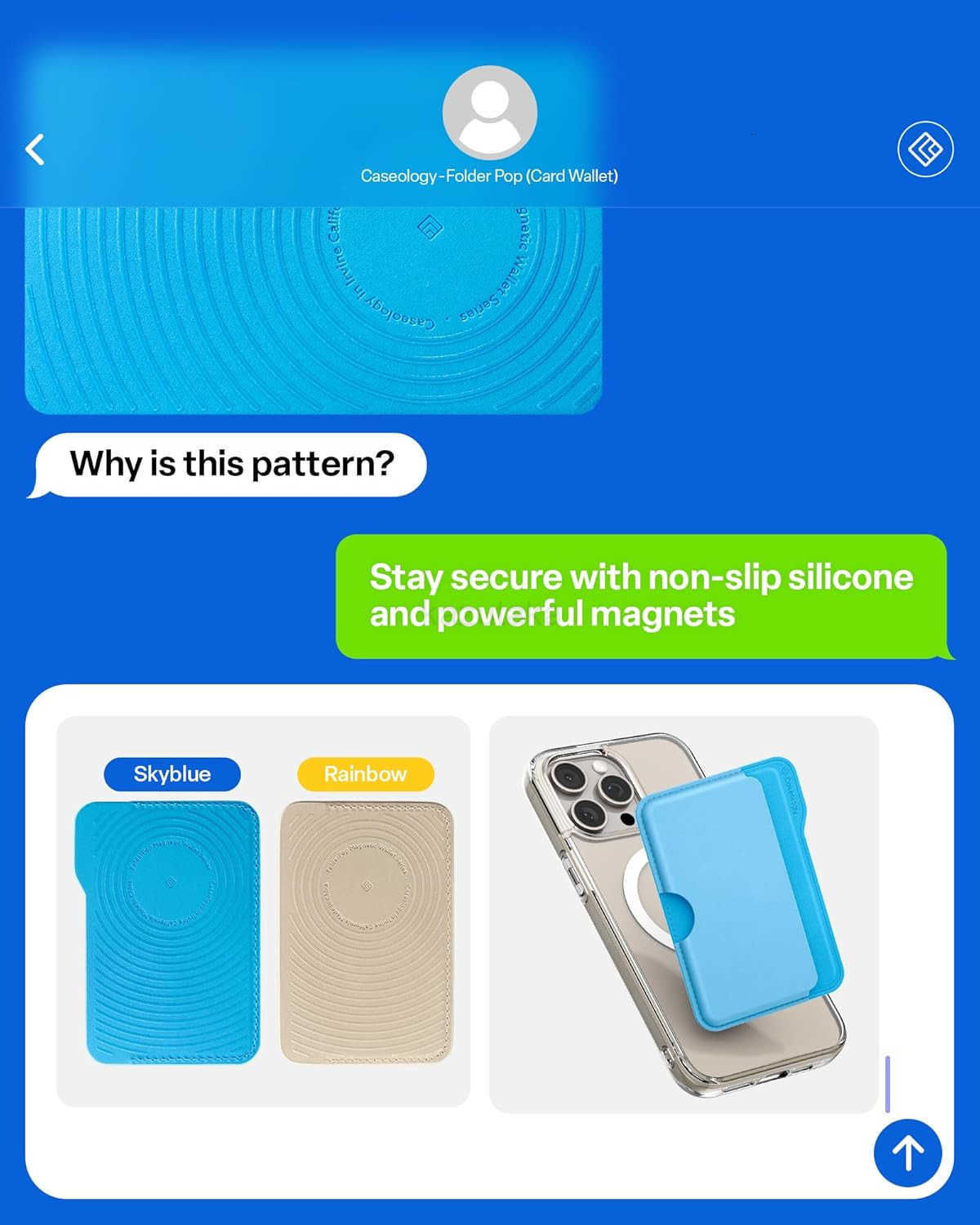 Folder Pop Builtin Magnet NonSlip Silicone pad Vegan Leather Wallet Magnetic Card Holder Sleeve Compatible with Magsafe for iPhone 16 15 14 13 12 Seri