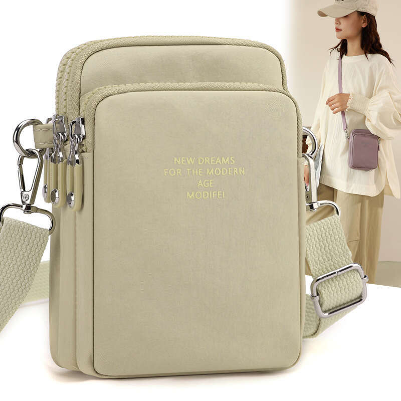 for Women 2025 New Fashion Casual Shoulder Crossbody Nylon Korean Style Simple Small Square Phone Bag