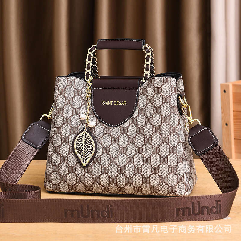 Women's Large Capacity Mom New Clutch Fashion Simple Ladies Handbag Middle-aged Crossbody Shoulder Bag