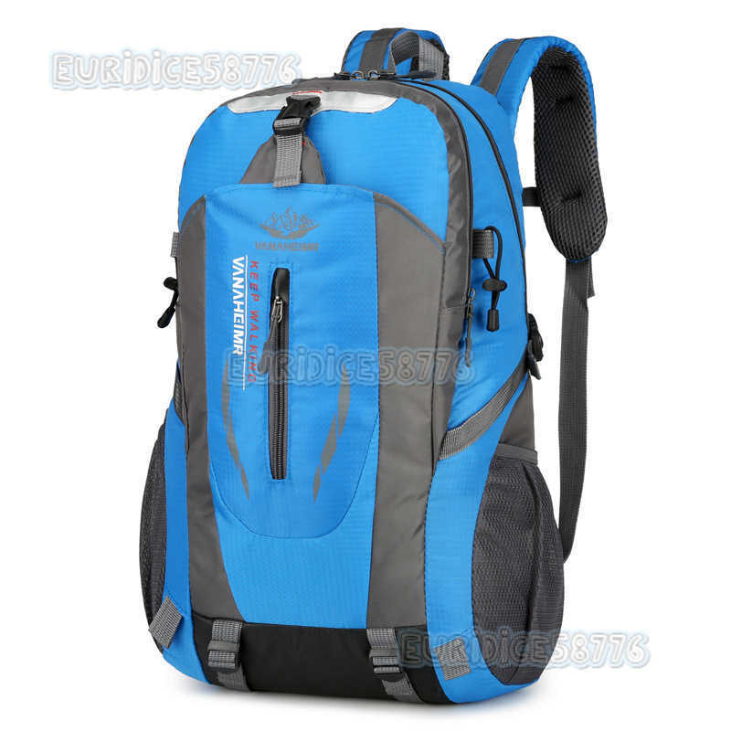 New Outdoor Backpack Camping Mountaineering Backpack Hiking Waterproof Backpack Mens Leisure Travel Sports Backpack H250906