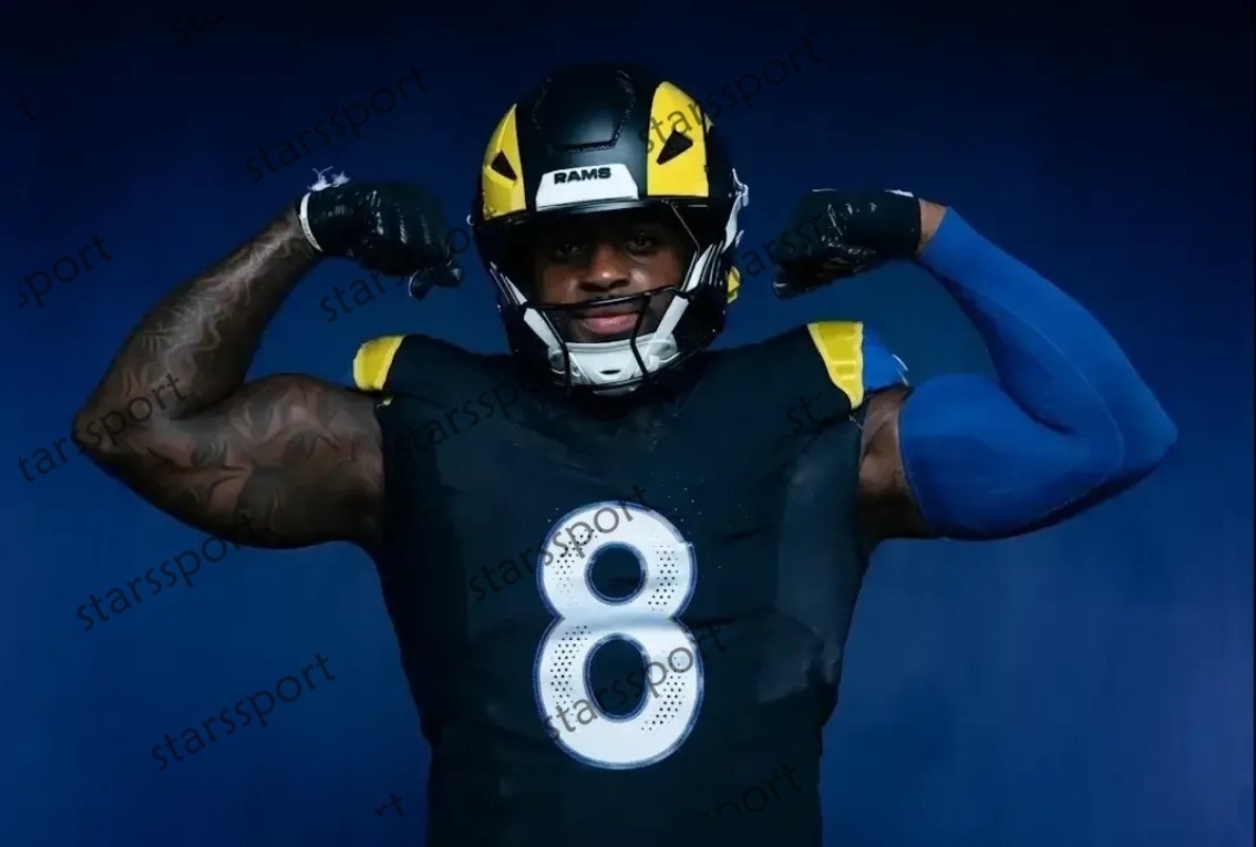 Personalized 2025 Rivalries Jersey Matthew Stafford Kyren Williams Aaron Donald Puka Nacua avante Adams McCollough Stetson Bennett IV