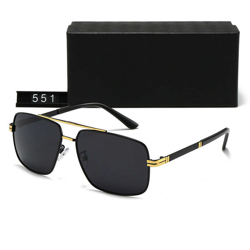 New Men's Polarized Fashion Trend Square Frame Driving Travel Sunglasses 551 935