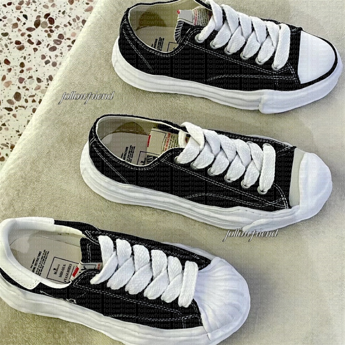 Designer shoes Miharas Peterson OG Sole Canvas Mastermind Blakey Shoes Mihara Men Women New Casual Dissoed Natural Hank Blue Purple Green Black Sneakers size 36-45