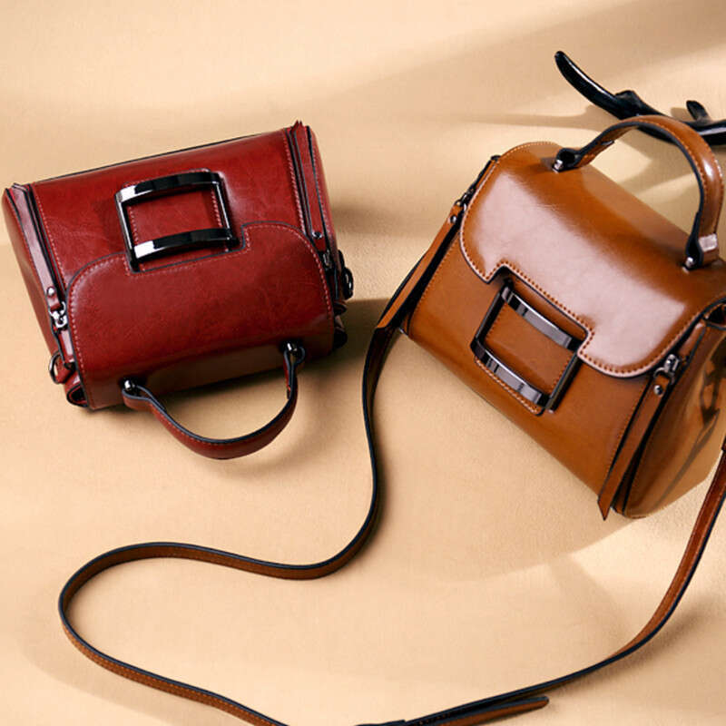 Cowhide Handbag for Women, Crossbody Genuine Leather Fashion Ins Super Popular Bag, Summer Single Shoulder Bag