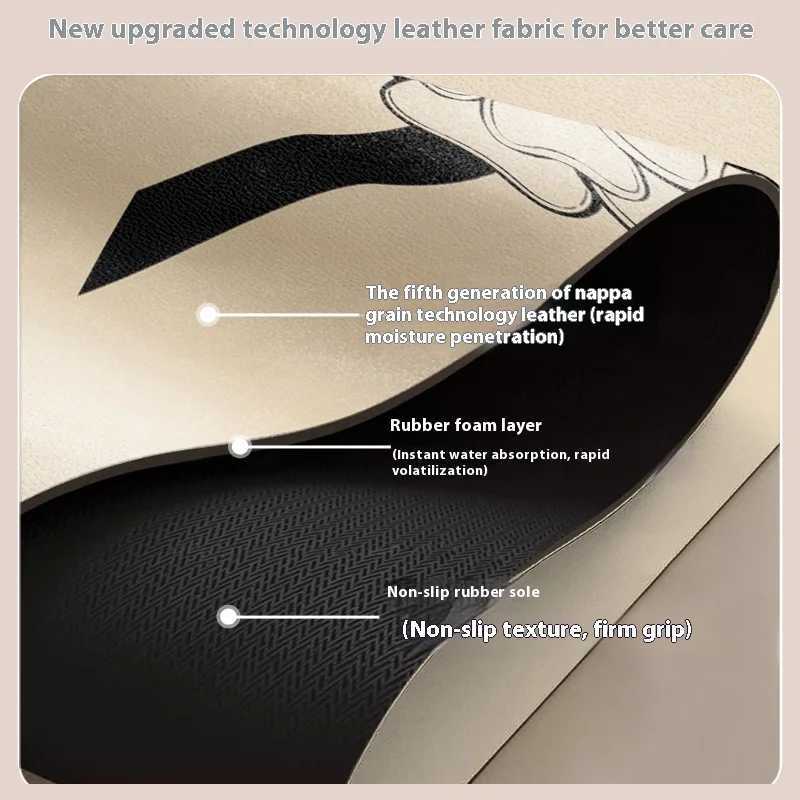 Luxurious VIKAMA Crystal Velvet Long Kitchen Carpet AntiSlip WaterAbsorbent OilAbsorbent And DirtResistant Floor Mat Home Decoration Y251105