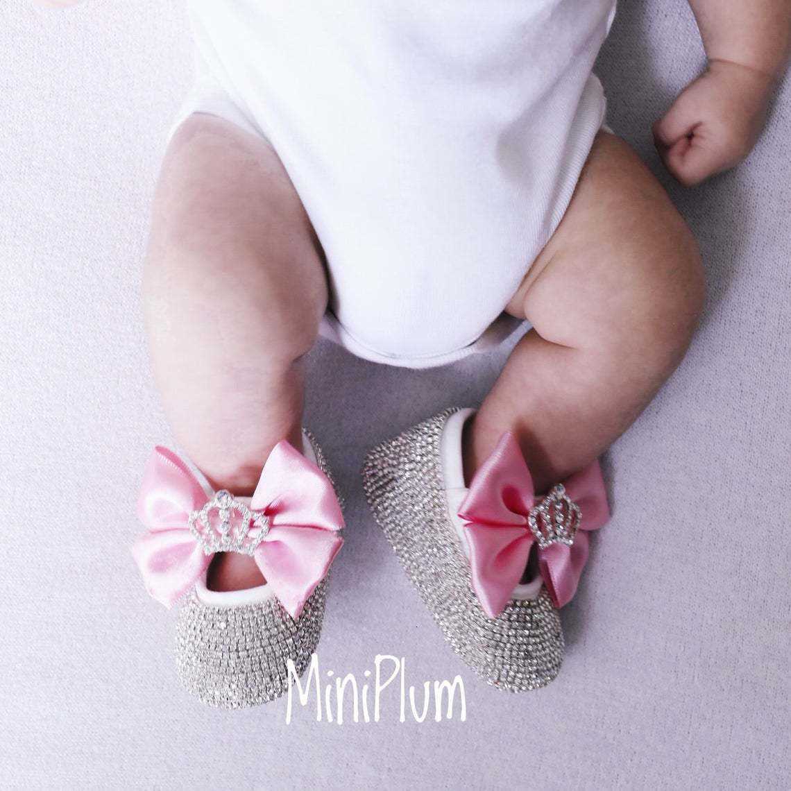 Dollbling Luxury Baby Bottles and Shoes Headband Set Keepsake Diamond Tutu Outfit Red Bottom Little Girl Baptism Shoes X250129