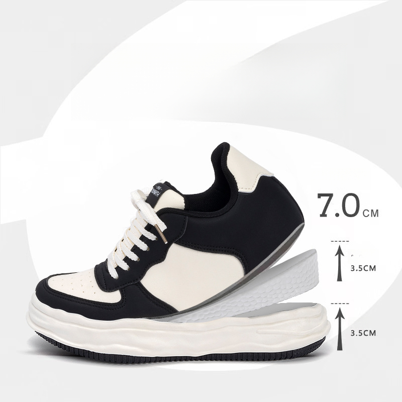 designer shoes sneakers mens casual shoes breathable comfortable trainers Height of 7cm Height Increase soft sporty